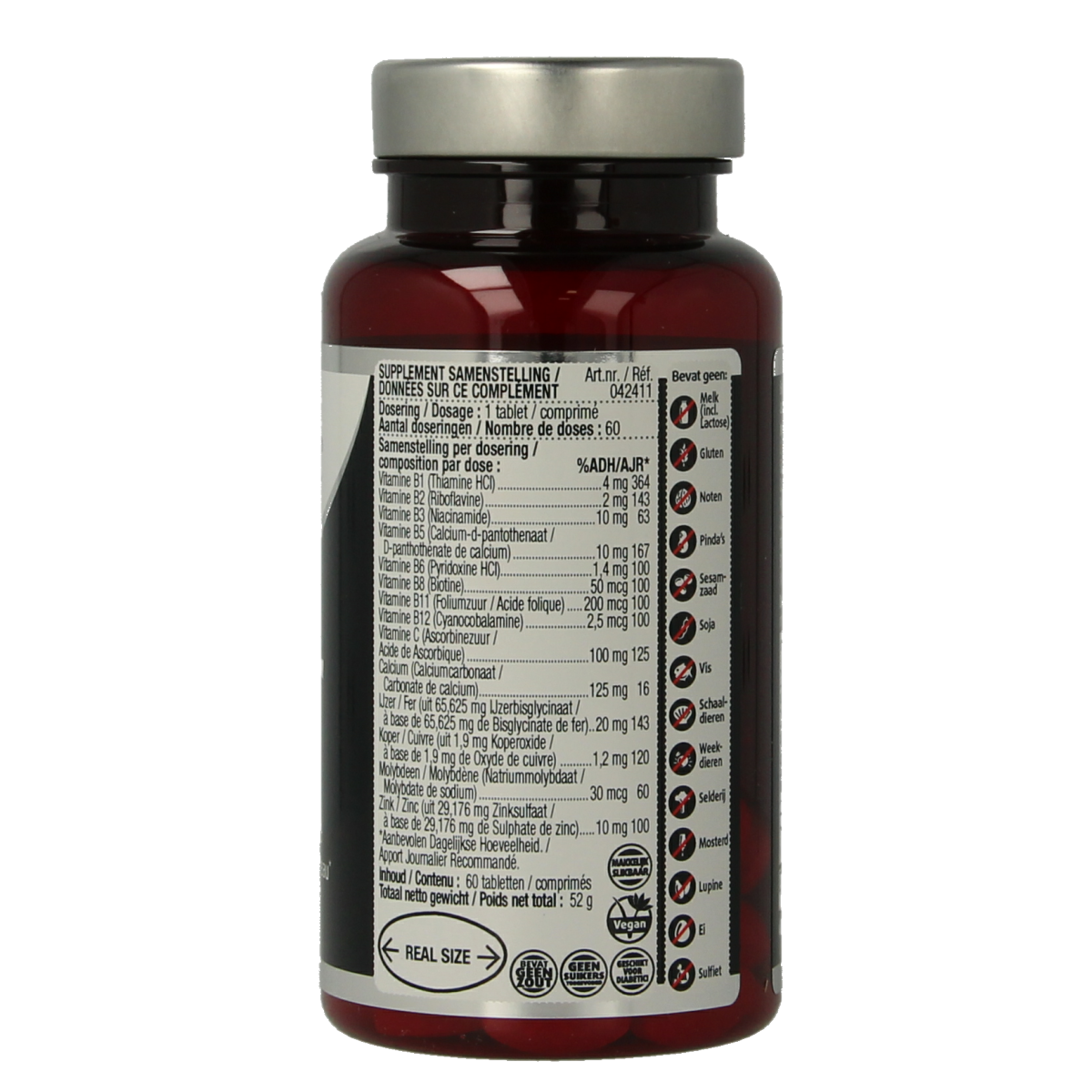 Lucovitaal Sterk ijzer complex 60.00 Tabletten