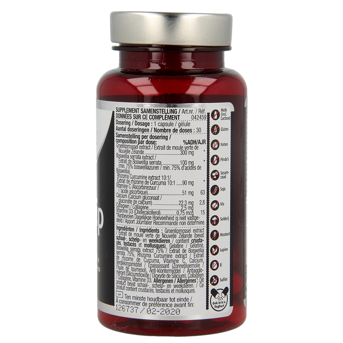 Lucovitaal Groenlipmossel complex 30.00 Capsules