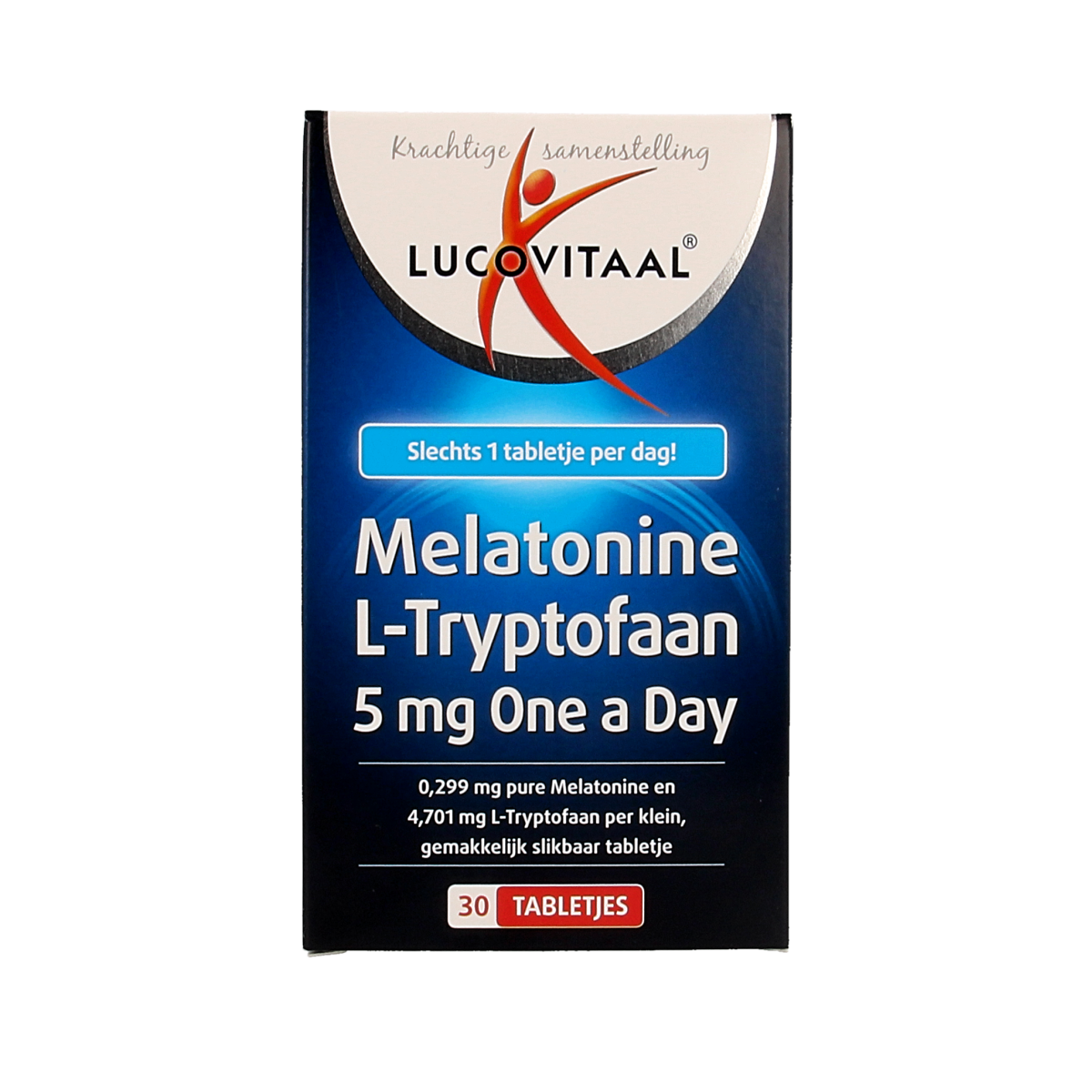 Lucovitaal Melatonine L-Tryptofaan 5mg 30.00 Tabletten