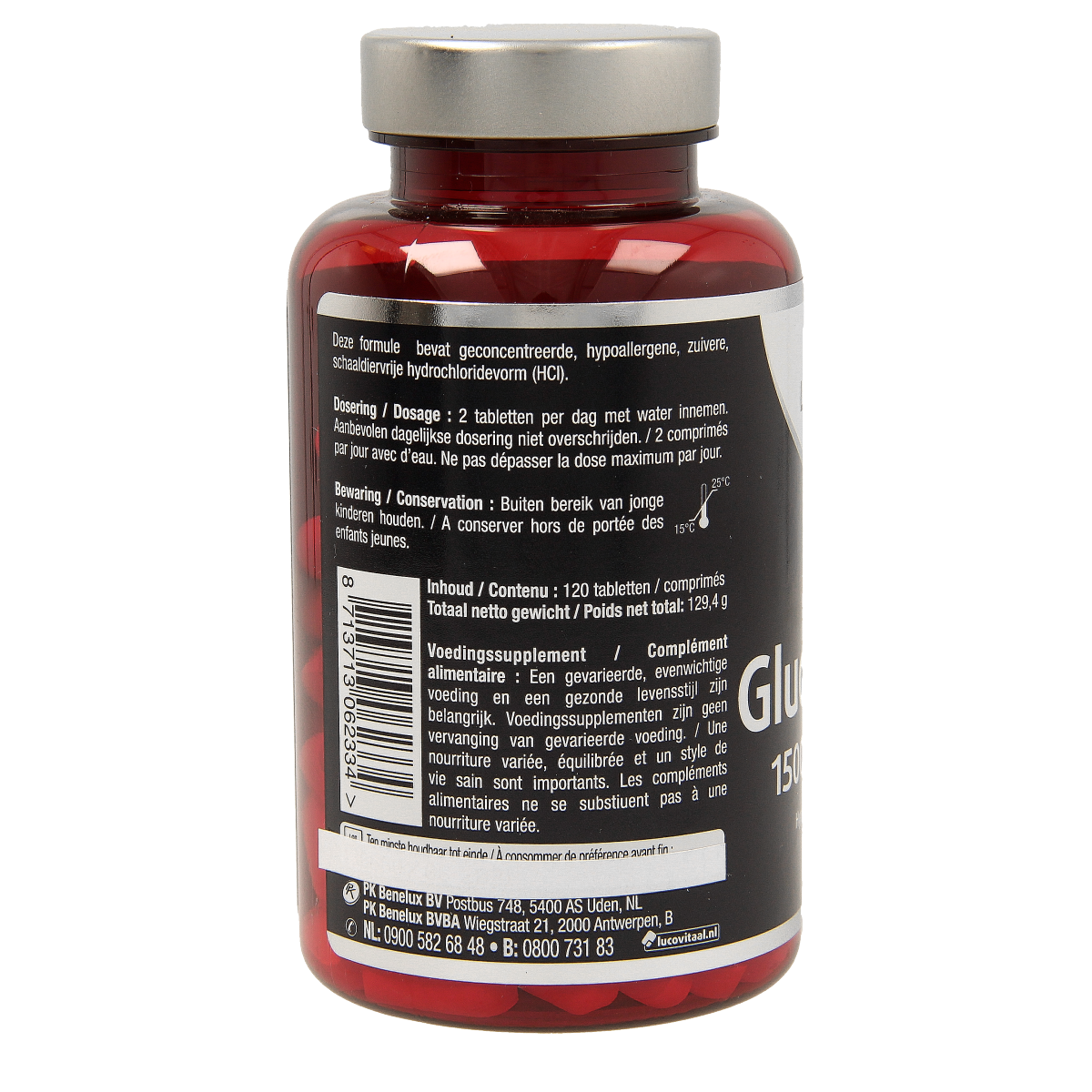 Lucovitaal Glucosamine puur vegan 120.00 Tabletten