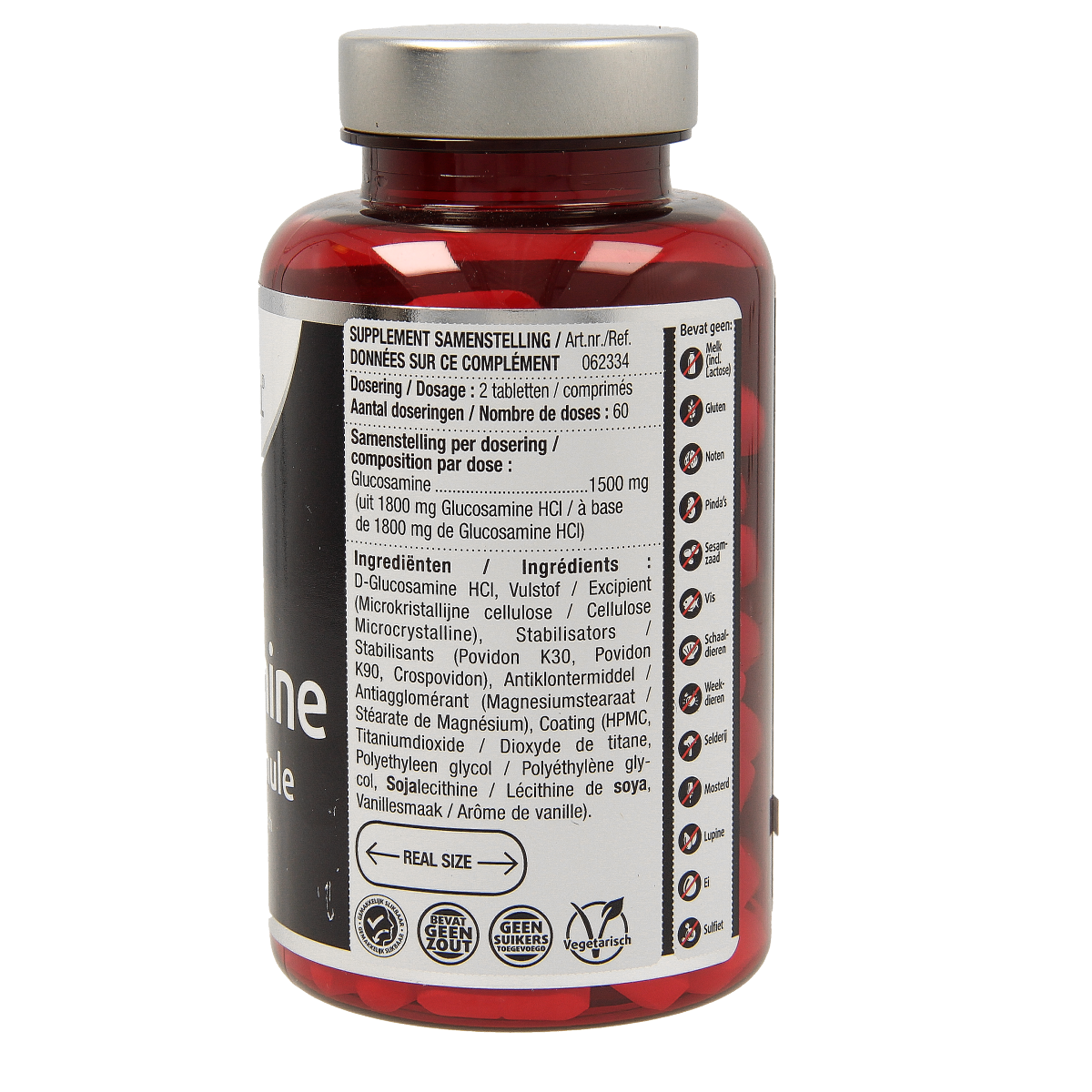 Lucovitaal Glucosamine puur vegan 120.00 Tabletten