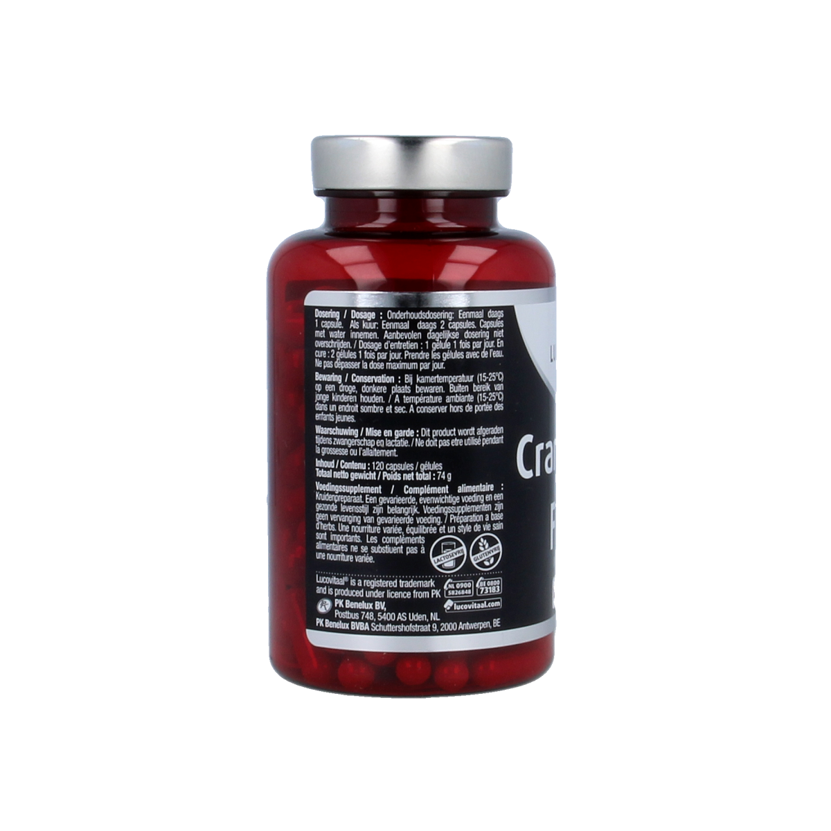 Lucovitaal Cranberry x-tra 120.00 Capsules