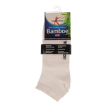Lucovitaal Bamboe enkelsok wit  maat 47-50 1 Paar