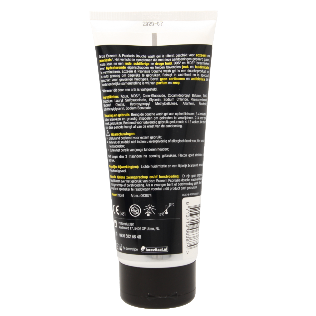 Lucovitaal Eczeem psoriasis douchegel  200.00 Milliliter