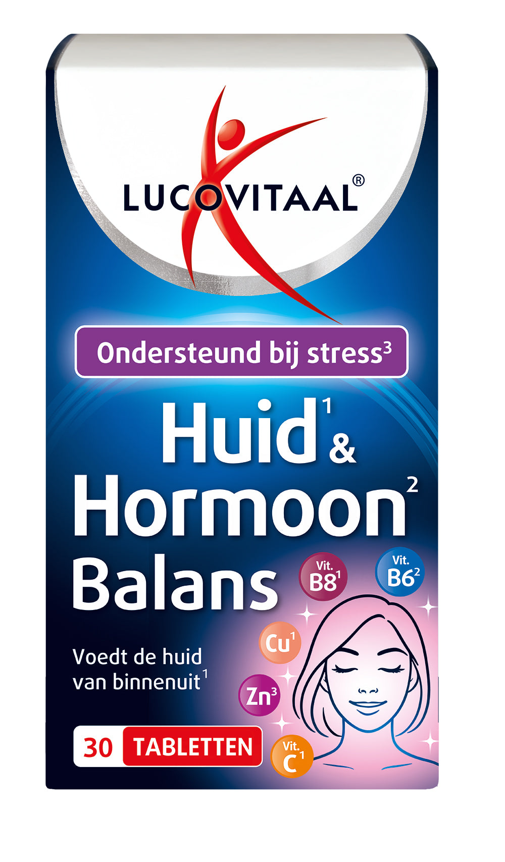 Lucovitaal Huid & Hormoon balans 30.00 Tabletten