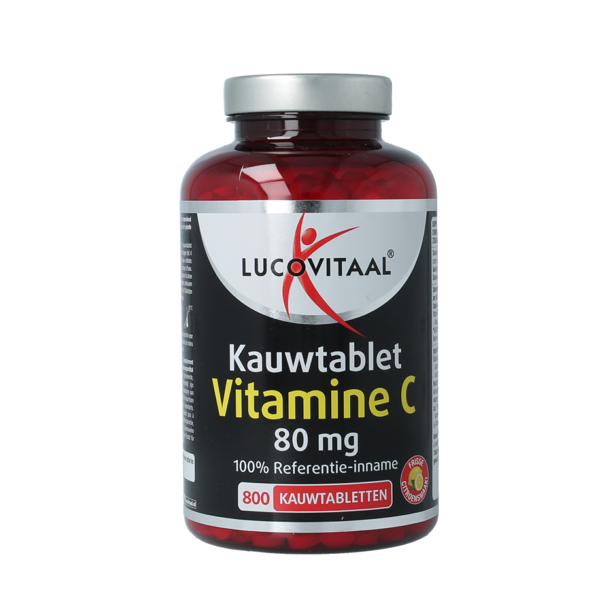 Lucovitaal Vitamine C 80mg citroen 800.00 Kauwtabletten