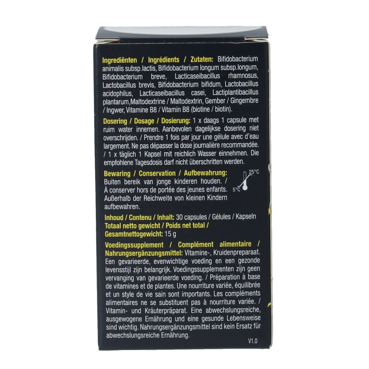 Lucovitaal Hersenen & darm support Bioticomel 30.00 Capsules