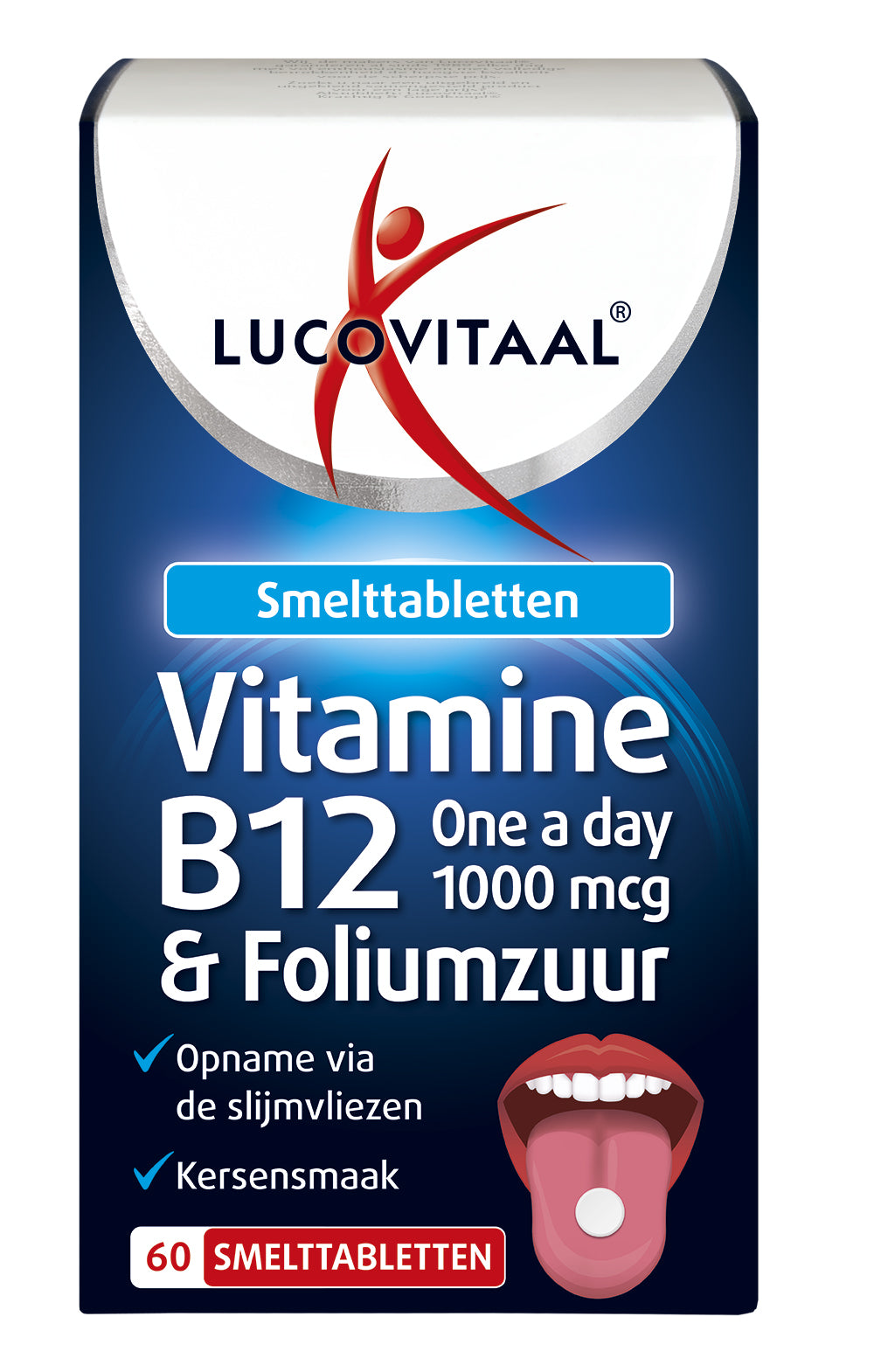 Lucovitaal B12 & foliumzuur smelttablet 60.00 Tabletten