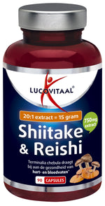 Lucovitaal Shiitake & reishi 90.00 Capsules