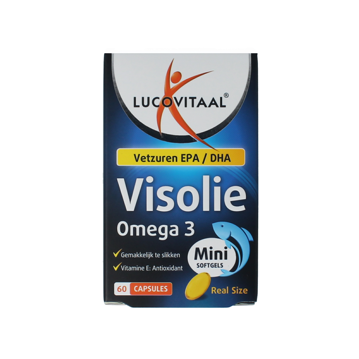 Lucovitaal Visolie omega 3 mini 60.00 Softgels