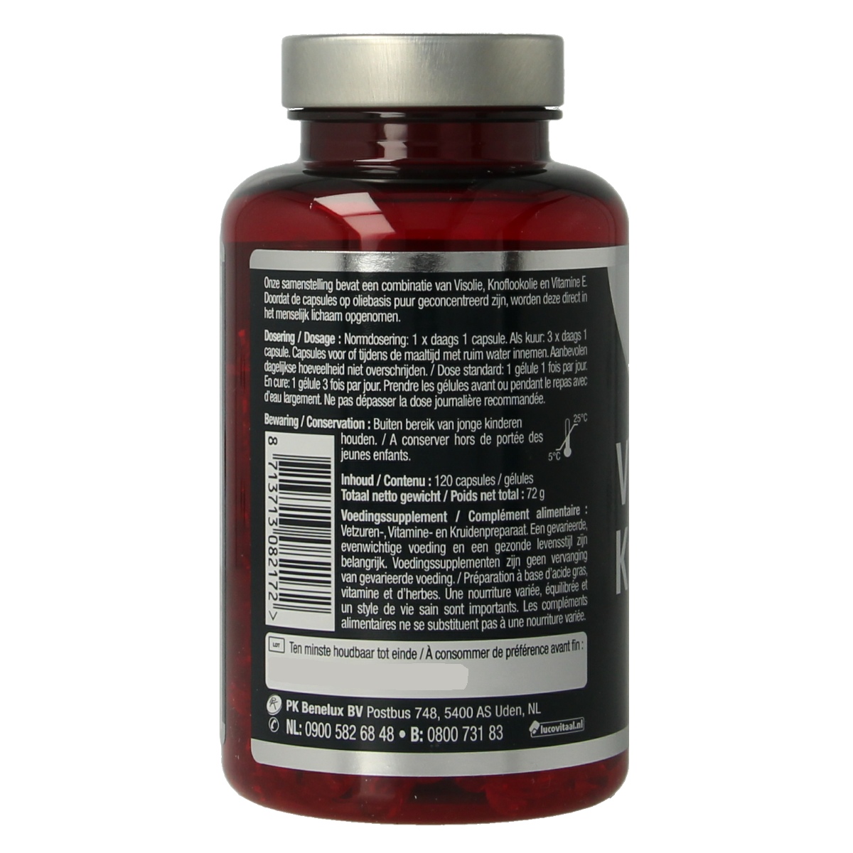 Lucovitaal Visolie & knoflook 120.00 Capsules