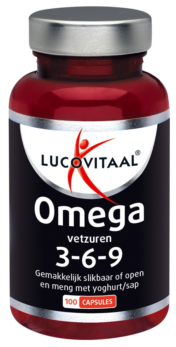 Lucovitaal Omega 3 6 9 vetzuren 100.00 Capsules