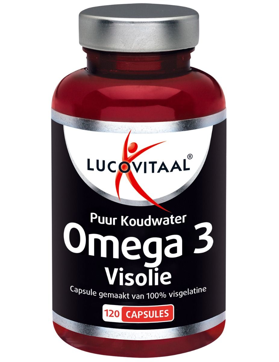 Lucovitaal Omega 3 visolie puur koudwater 120.00 Capsules