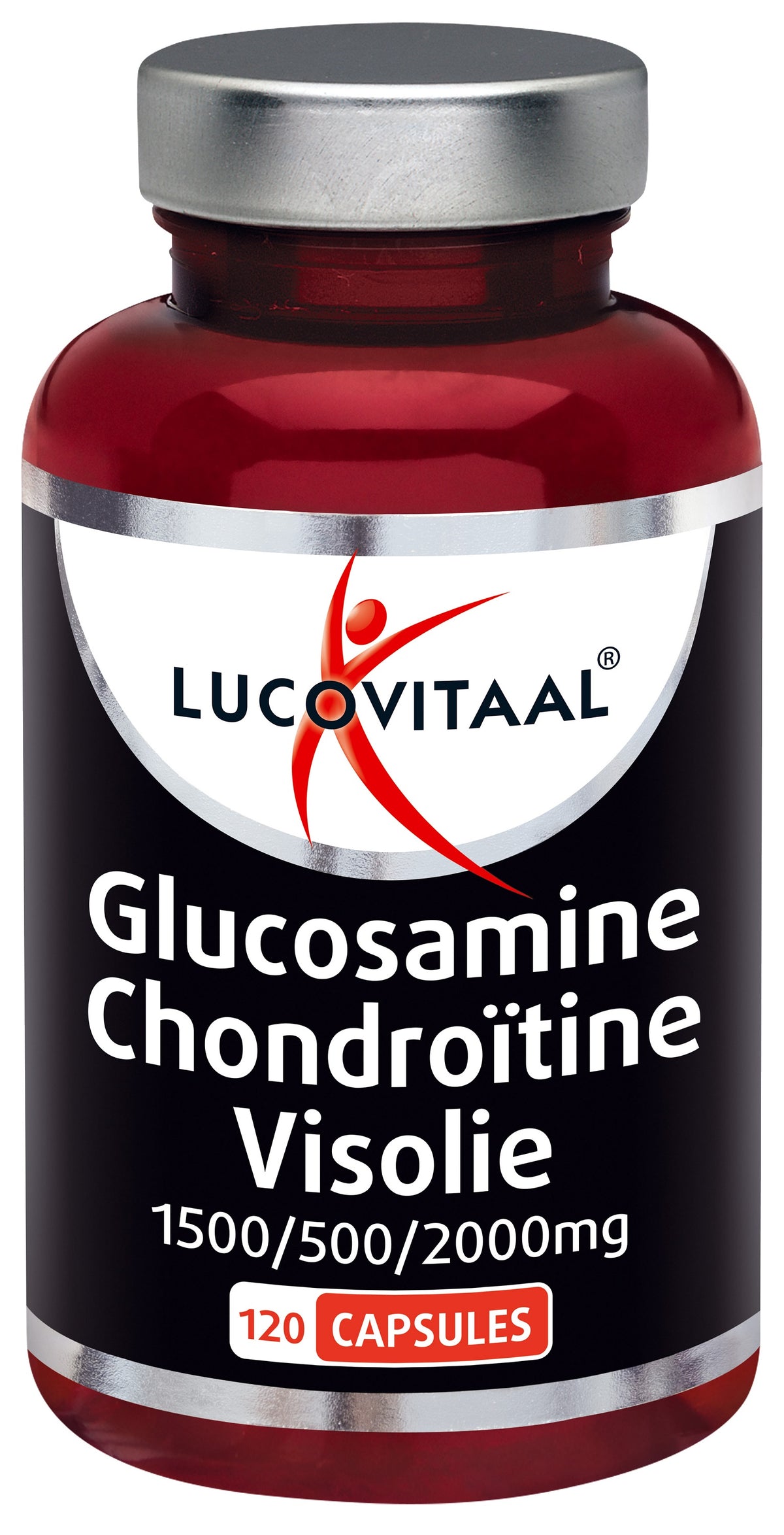 Lucovitaal Glucosamine chondroitine visolie 120.00 Capsules