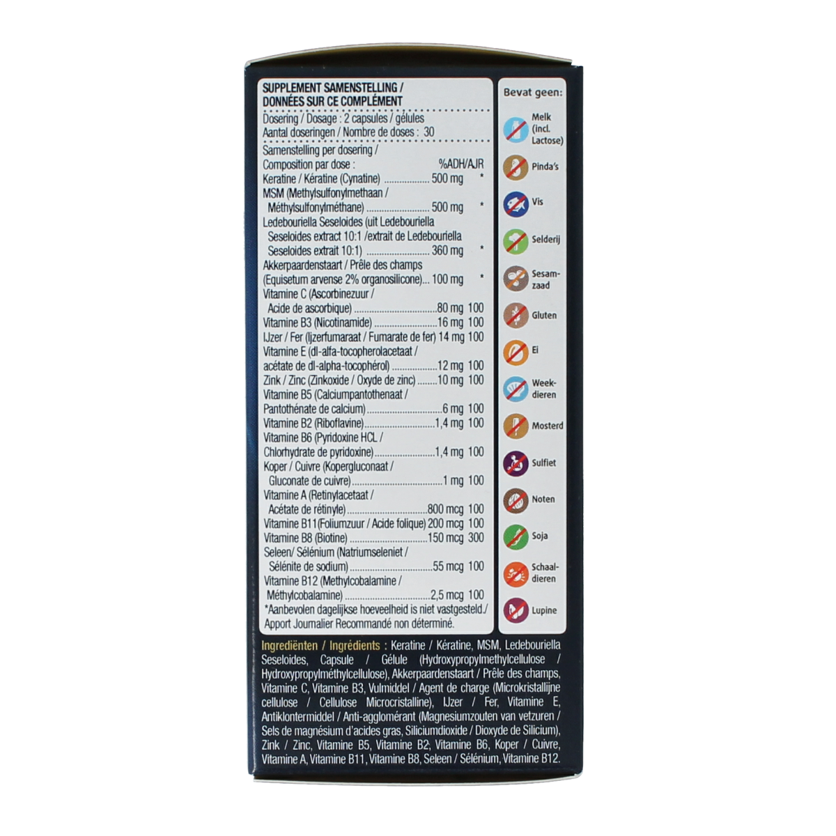Lucovitaal Keratine complex 60.00 Capsules