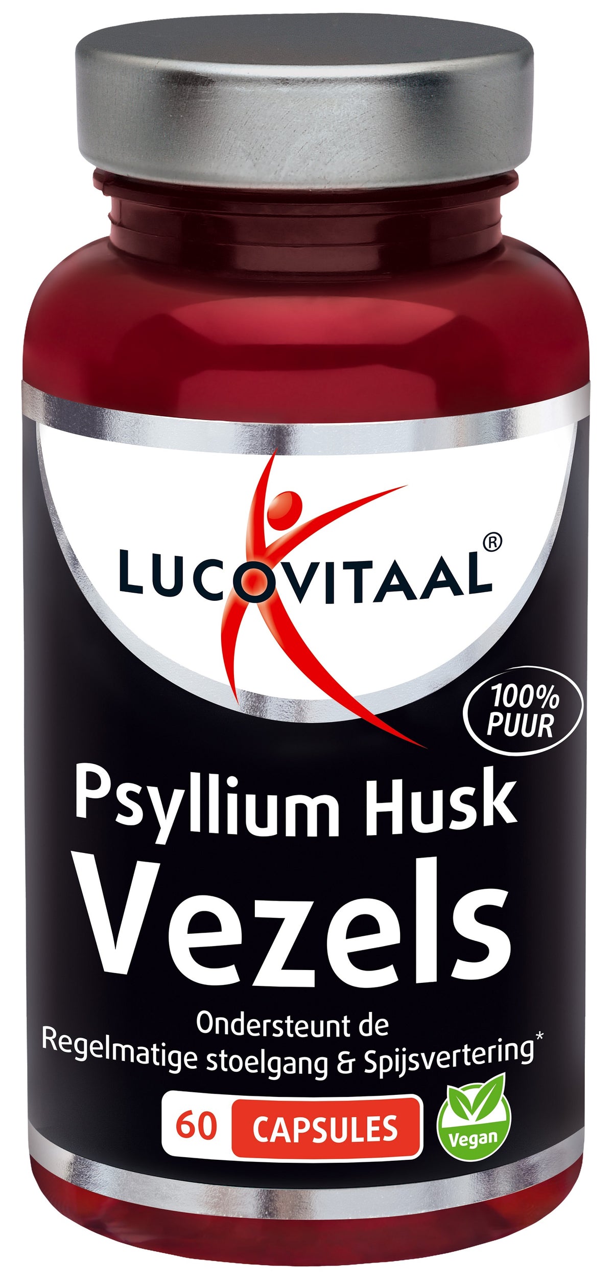 Lucovitaal Psyllium husk vezels 60.00 Capsules