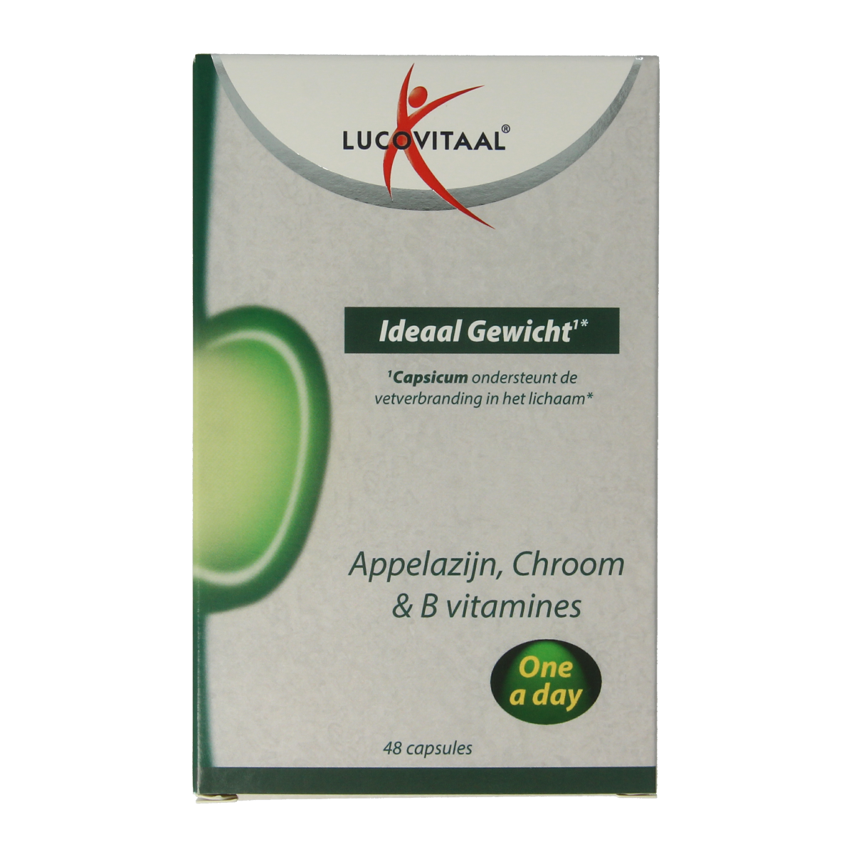 Lucovitaal Ideaal gewicht appelazijn 48.00 Capsules
