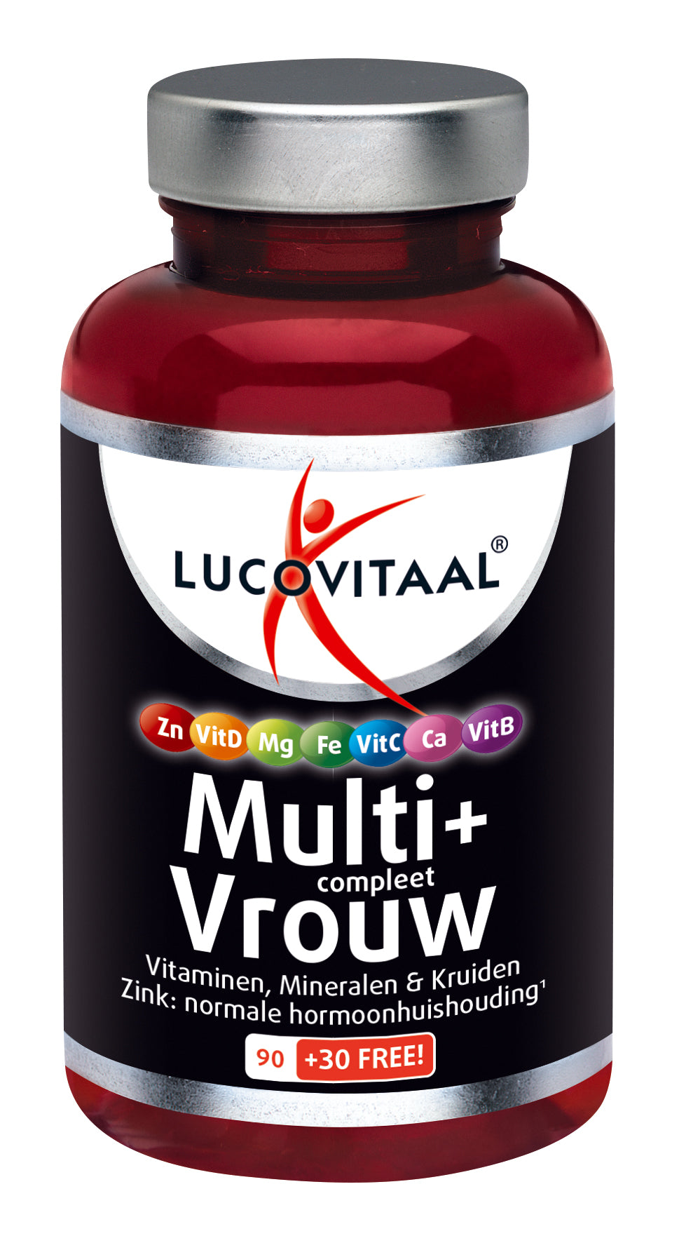 Lucovitaal Multi+ compleet vrouw 120.00 Tabletten