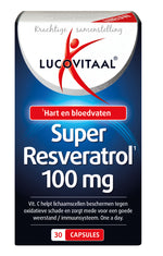 Lucovitaal Super resveratrol 30.00 Capsules