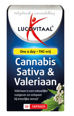 Lucovitaal Cannabis sativa & valeriaan 30.00 Capsules