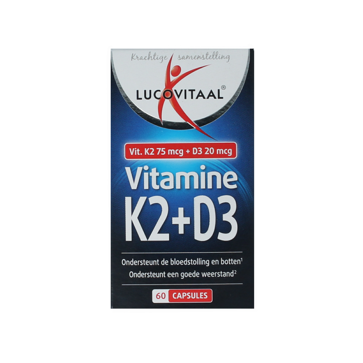 Lucovitaal Vitamine K2 + D3 60.00 Capsules