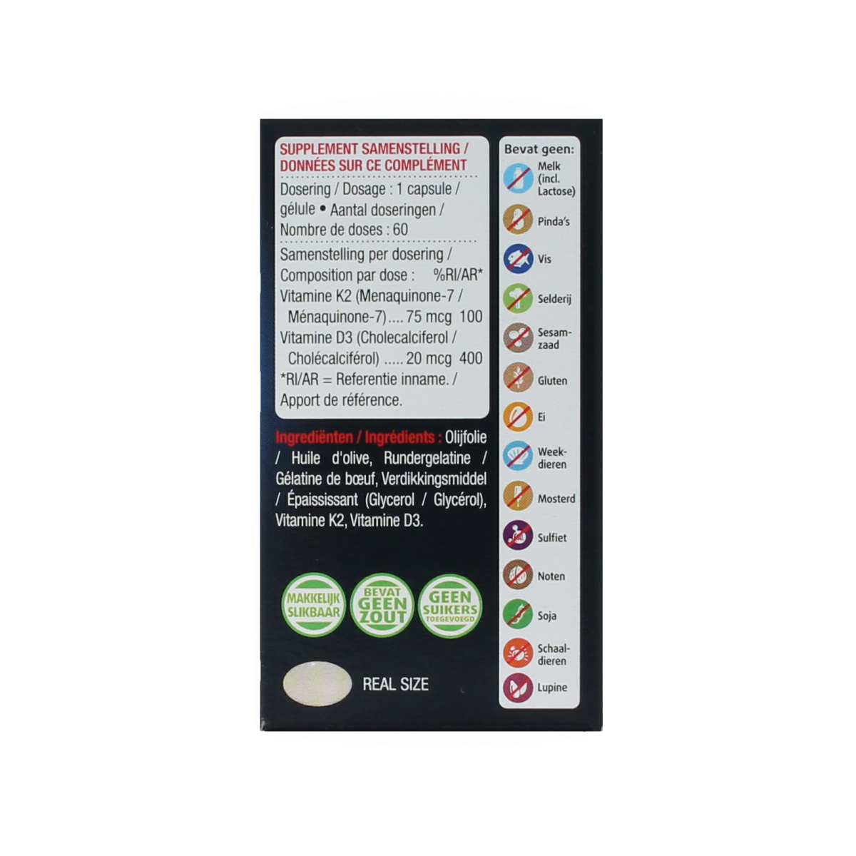 Lucovitaal Vitamine K2 + D3 60.00 Capsules