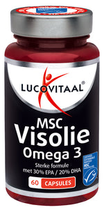 Lucovitaal MSC visolie omega 3 60.00 Capsules