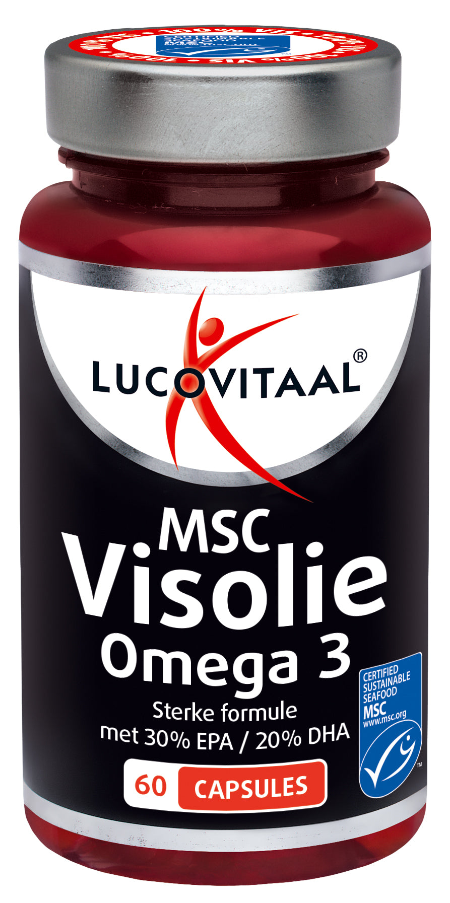 Lucovitaal MSC visolie omega 3 60.00 Capsules