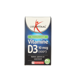 Lucovitaal Vitamine D3 10mcg (400IE) vegan 60.00 Kauwtabletten