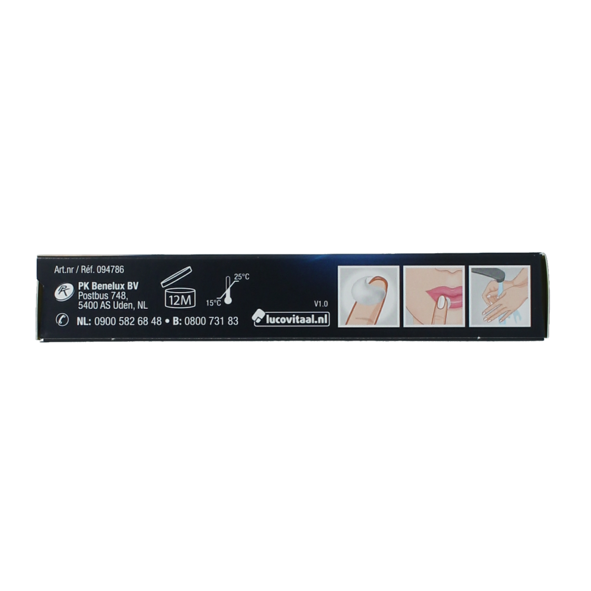 Lucovitaal Lipblaasjes rescue creme 7.00 Milliliter