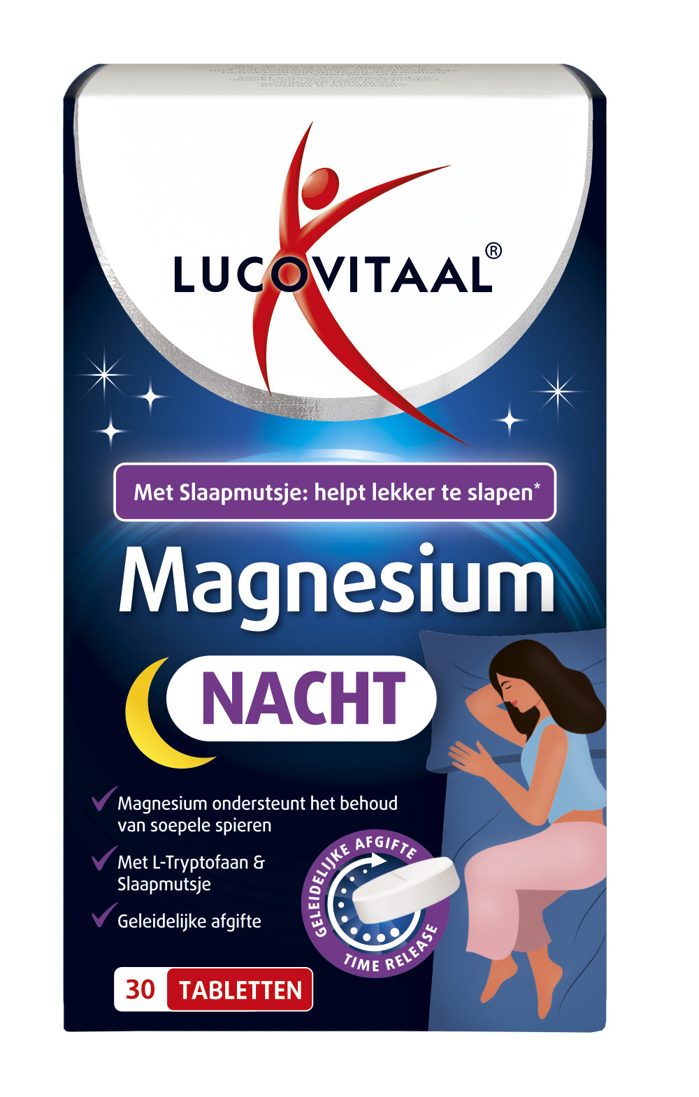 Lucovitaal Magnesium nacht complex 30.00 Tabletten