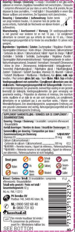 Lucovitaal Calcium + D3 citroen 20 Bruistabletten