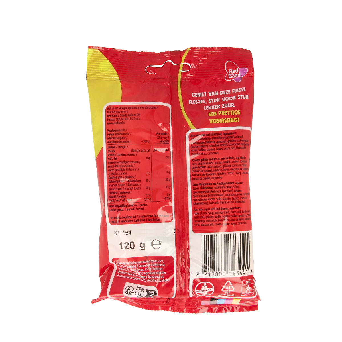 Red Band Frisse flesjes 120.00 Gram