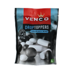 Venco Droptoppers salmiak mint 225.00 Gram