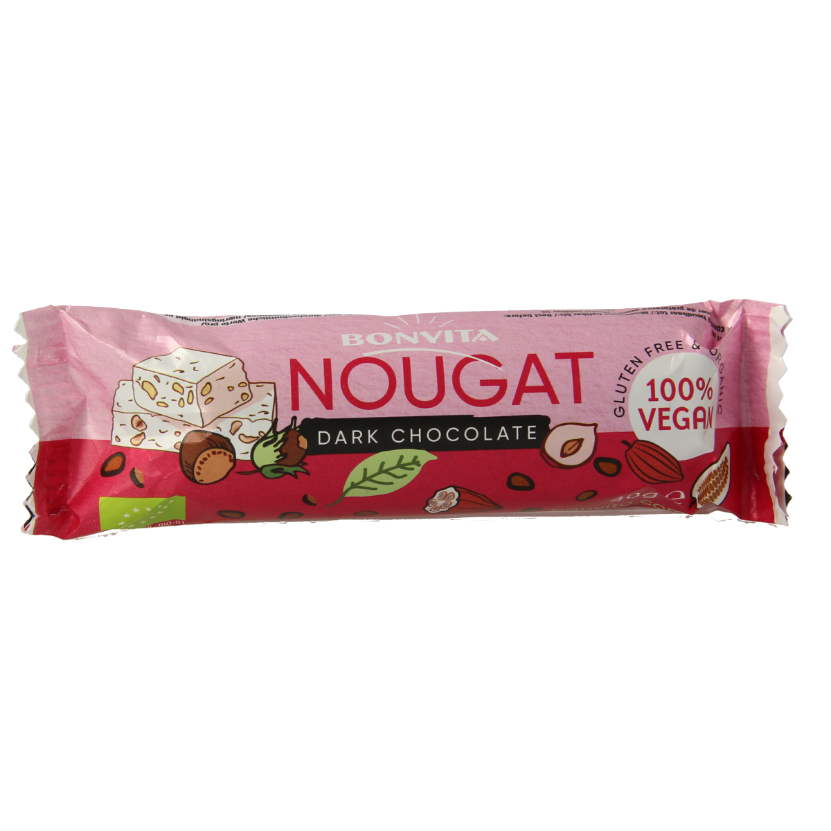 Bonvita Choco nougat puur bio  40.00 Gram