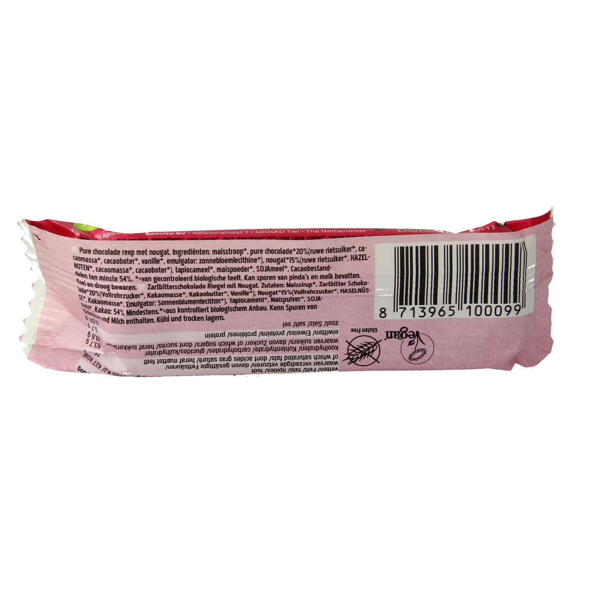 Bonvita Choco nougat puur bio  40.00 Gram
