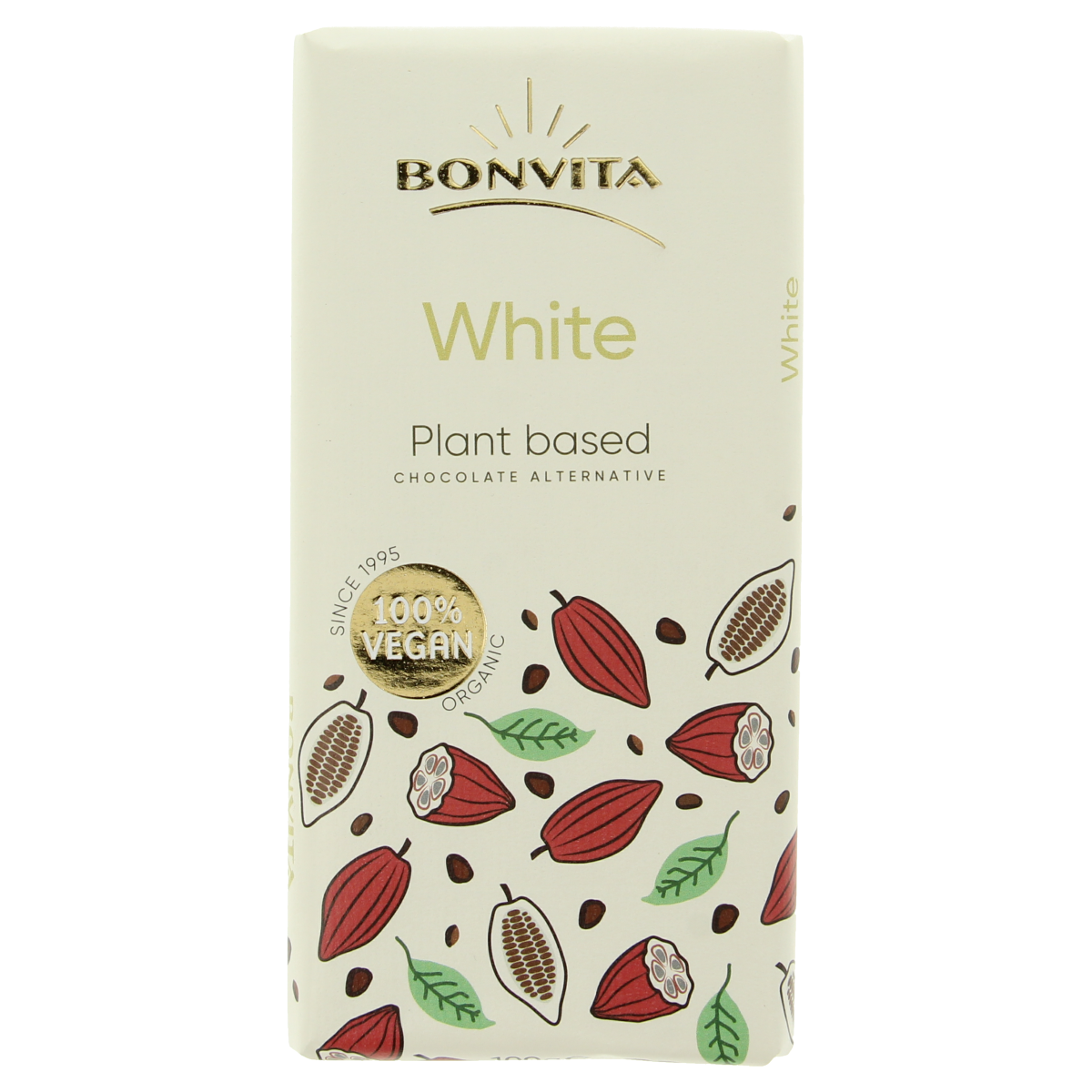 Bonvita Rijstmelk chocolade wit bio 100.00 Gram