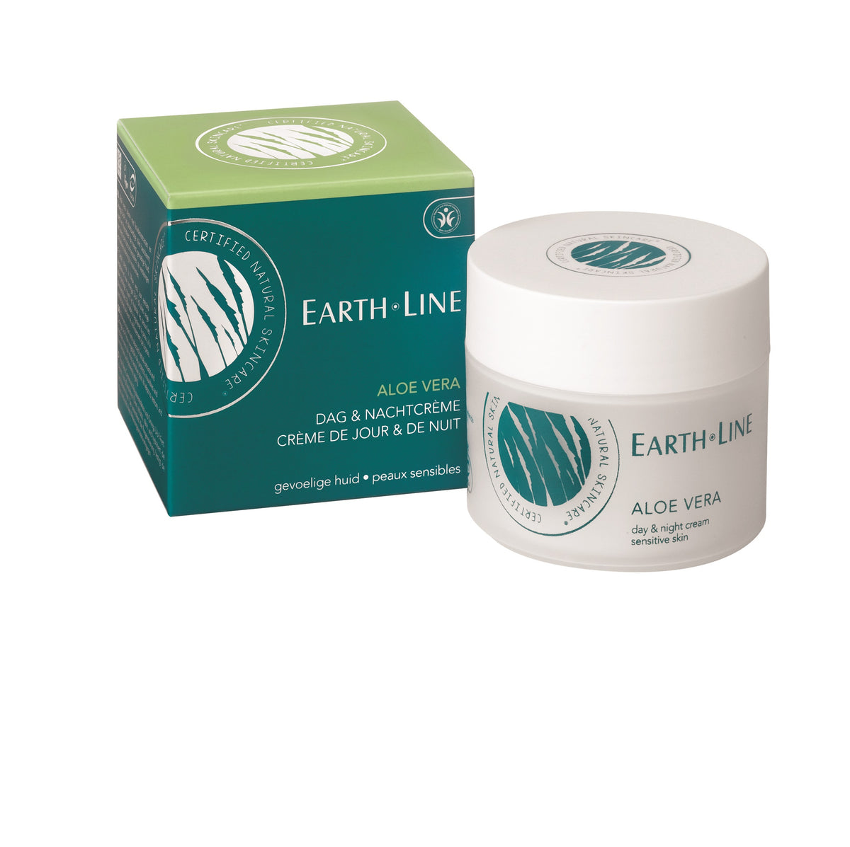 Earth Line Aloe vera dag/nachtcreme 50.00 Milliliter