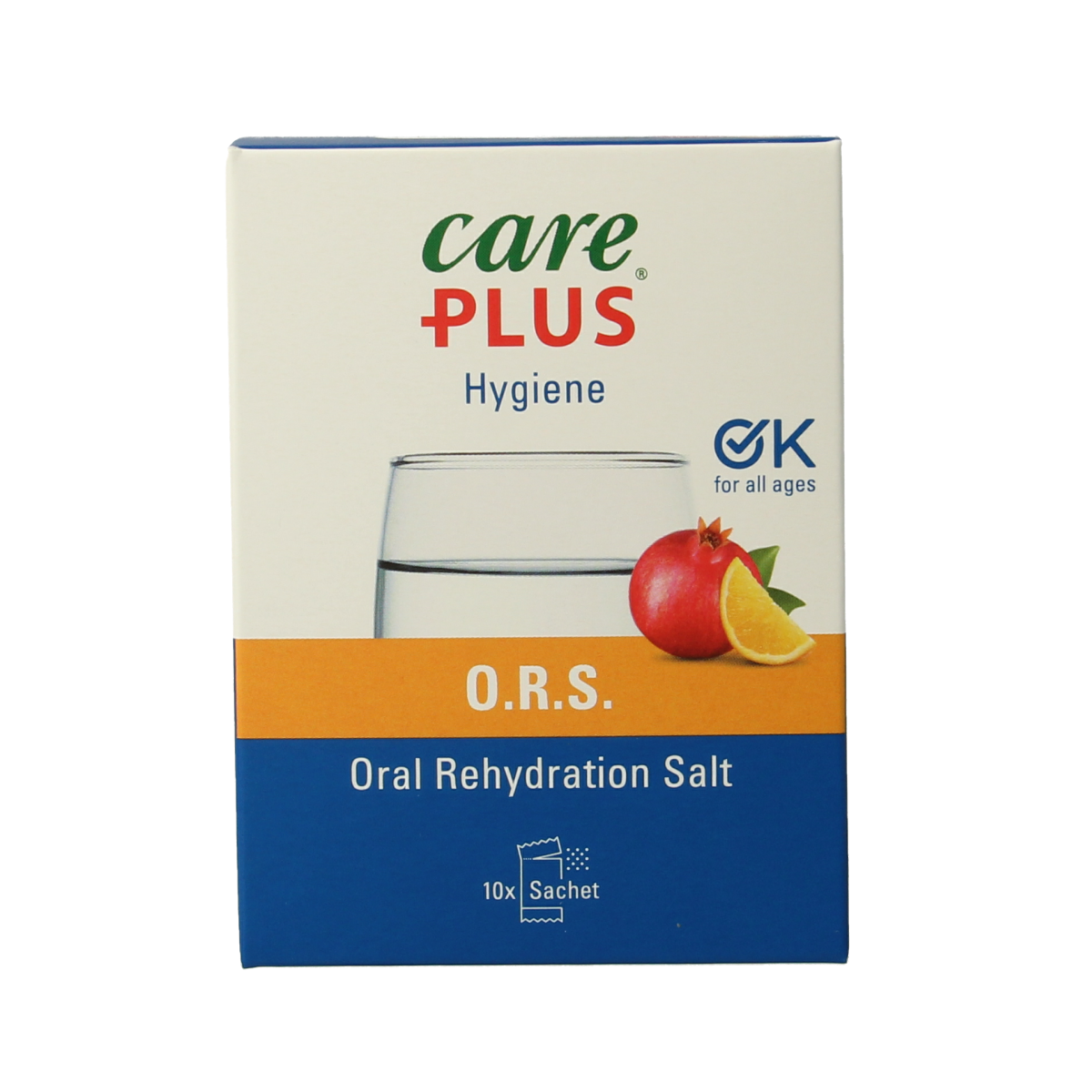 Care Plus ORS granaatappel sinaasappel 10.00 Stuks