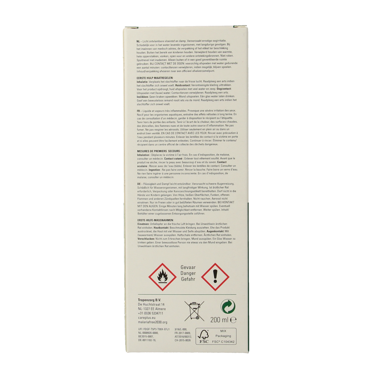 Care Plus Deet spray 40% 200.00 Milliliter