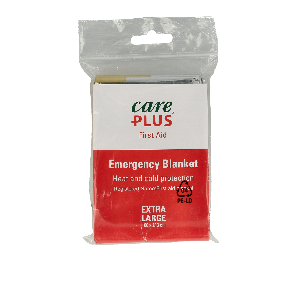 Care Plus Emergency blanket gold/silver 1.00 Stuks