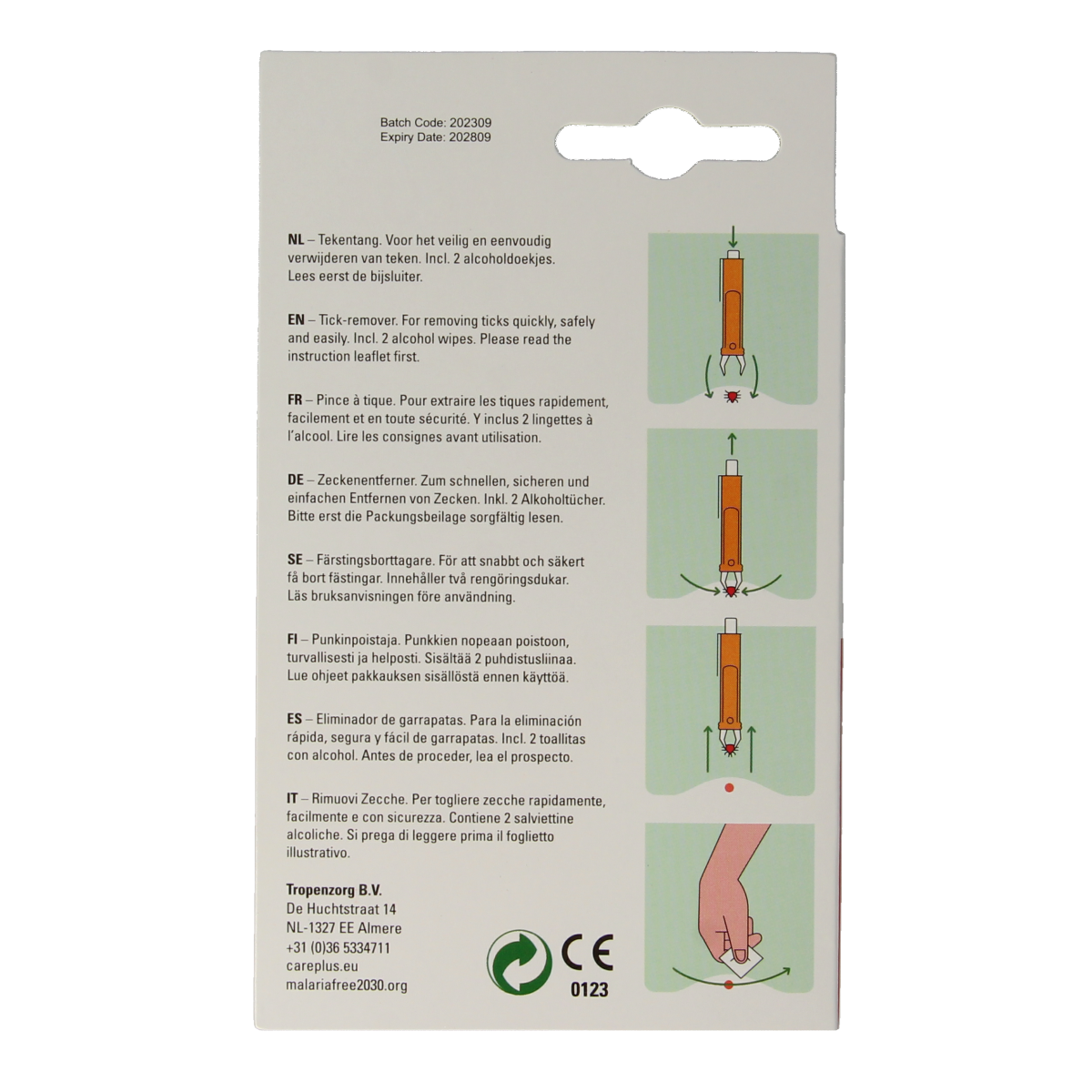 Care Plus Tick out remover 1.00 Stuks