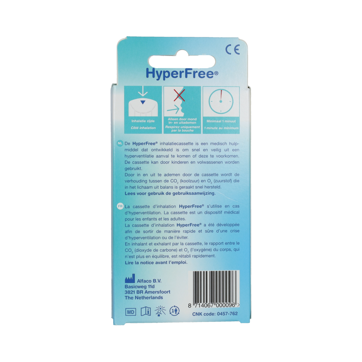 Hyperfree Tegen hyperventilatie 1.00 Stuks