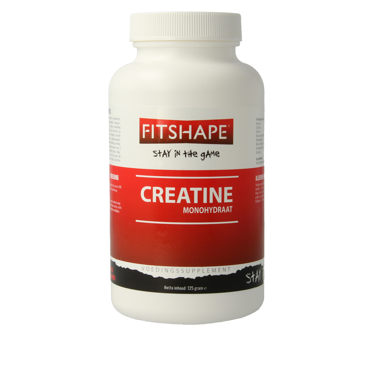 Fitshape Creatine monohydraat 125.00 Gram