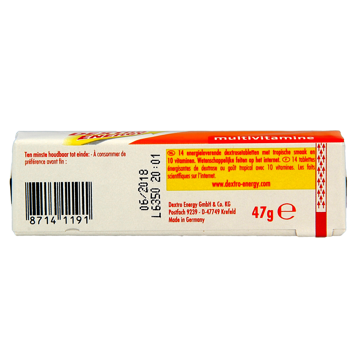 Dextro Multivitamine tablet 47 gram 1.00 Rol