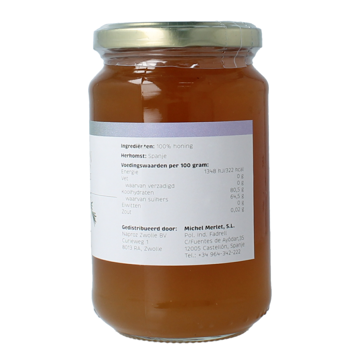 Michel Merlet Rozemarijn honing  500.00 Gram
