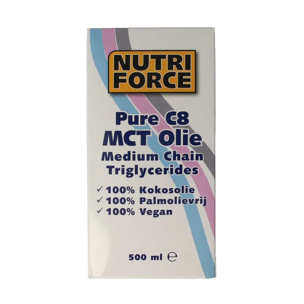 Nutriforce MCT 8 olie 500.00 Milliliter