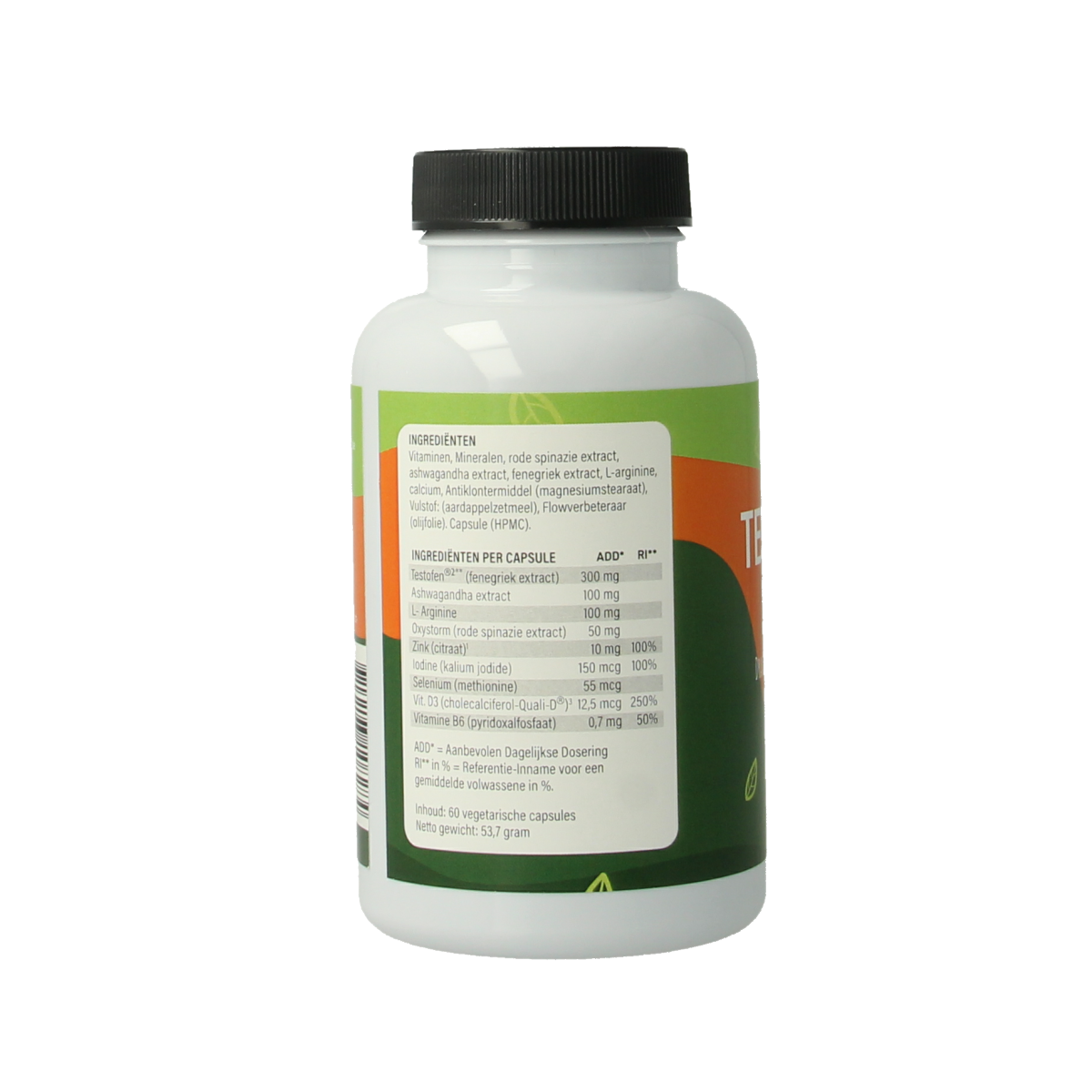 Nutriforce Testosteron support 60.00 Vegetarische capsules