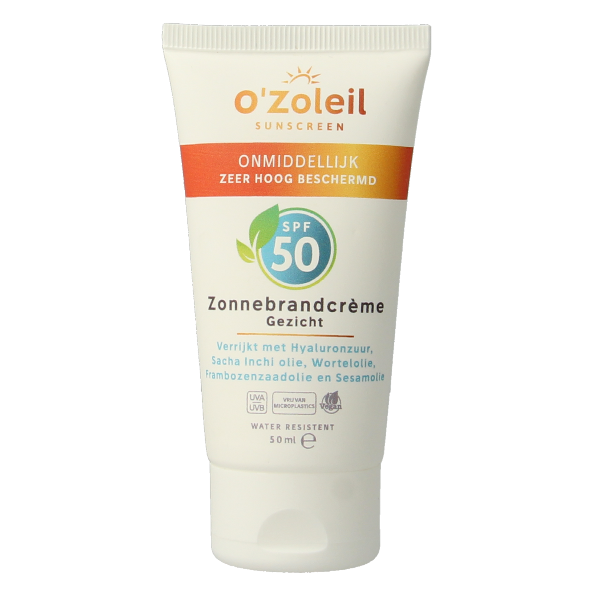 O' Zoleil Zonnebrandcreme gezicht SPF50 50.00 Milliliter