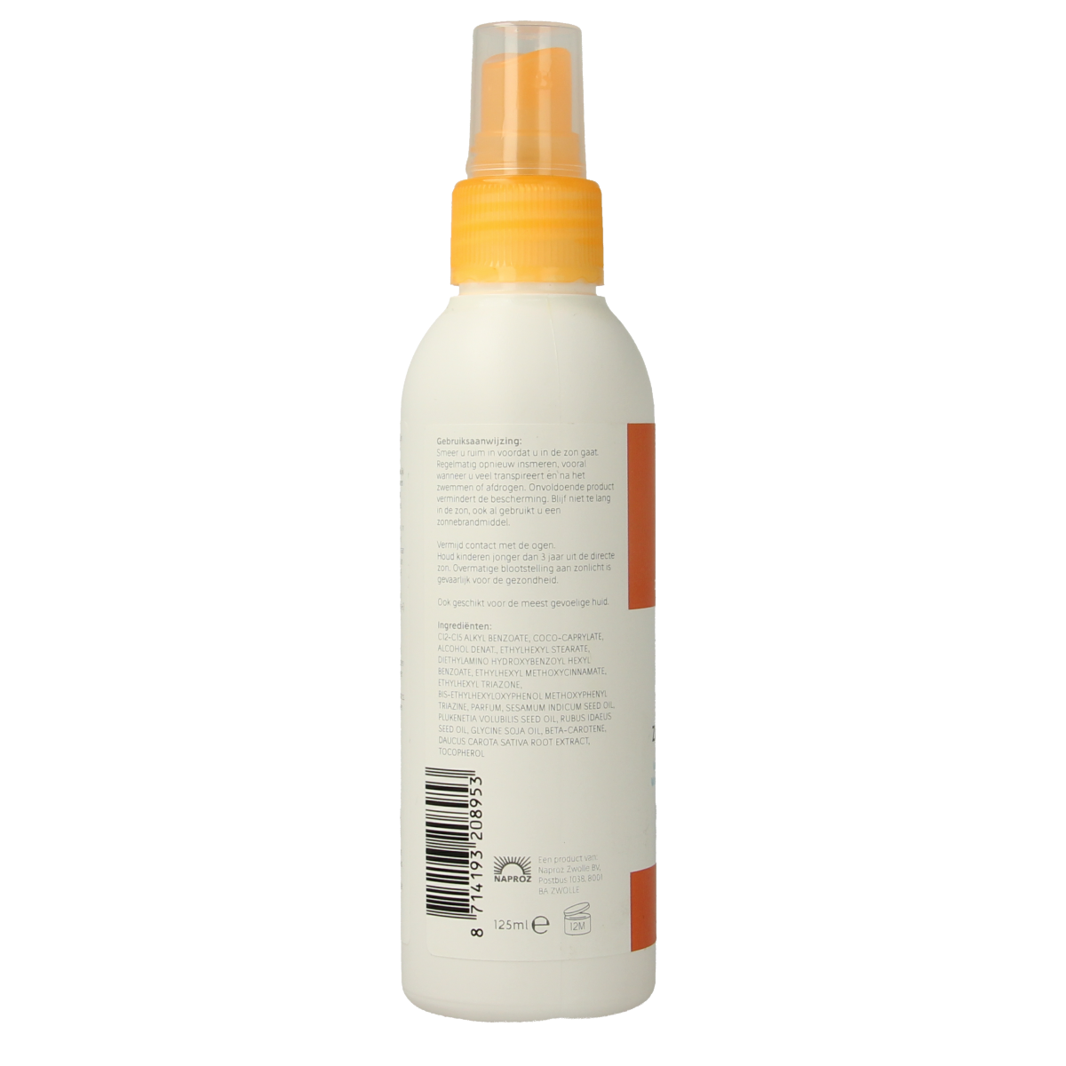 O' Zoleil Zonnebrandspray SPF50 125.00 Milliliter